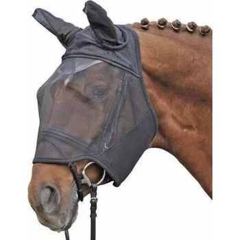 Koňská maska proti hmyzu Maska proti hmyzu HKM černá PONY