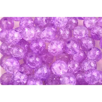 Dětské navlékací korálky Praskané kuličky č.25 - 8mm