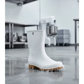 Pracovní obuv Holínky PVC TRONCHETTO 04 nízké, bílé Velikost 43 (9) bílá