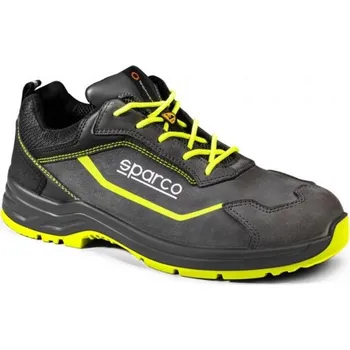Pracovní obuv SPARCO Pracovní boty Sparco Indy Nubuk ESD S3S SR FO LG grey and yellow 43