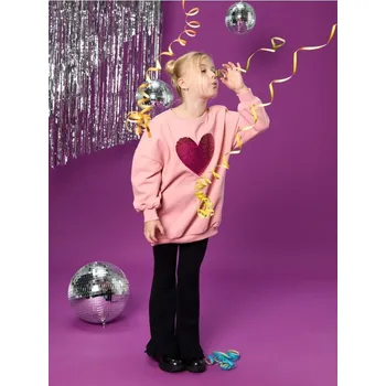 Dívčí mikina Sinsay - Souprava mikiny a legín - růžová - 368DN-39X - 368DN-39X-104