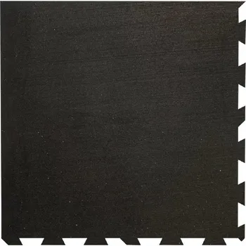 Rohožka Flomat Gumová antivibrační tlumící modulová puzzle rohož (roh) FLOMA UniPad S850 - 100 x 100 x 0,8 cm