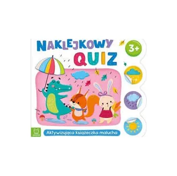 Hračka pro nejmenší Aktivní knížka s nálepkami pro děti Nálepkový kvíz 3+ KS0949 univerzální
