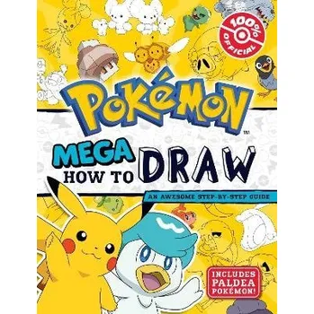 Cizojazyčná kniha Pokemon: Mega How to Draw