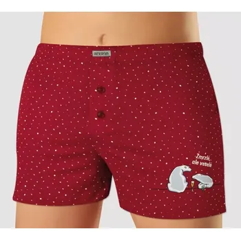 Trenýrky Pánské trenýrky Andrie P5933 vánoční