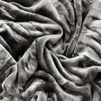 Povlečení Mikroplyšové prostěradlo 140x200 - tmavě šedé