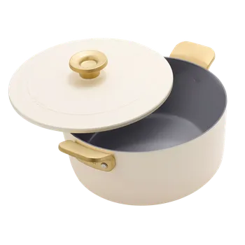 Hrnec GreenPan Hrnec s nepřilnavým keramickým povrchem na pomalé vaření, Stanley Tucci, Ø 26 cm / 6,5 l, krémová CC007806-004