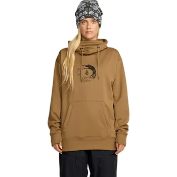 Dámské oblečení Technická mikina Volcom Women's Riding Hydro P/O bronze L 2026 - Odesíláme do 24 hodin