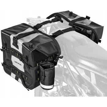 Moto bunda Brašna Na Motorku z PVC a nylonu 56 l voděodolná pro většinu motocyklů