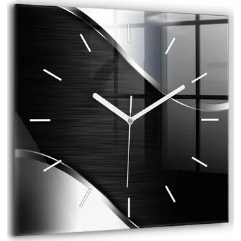 Hodiny Nástěnné hodiny Wallfluent černé 60 cm