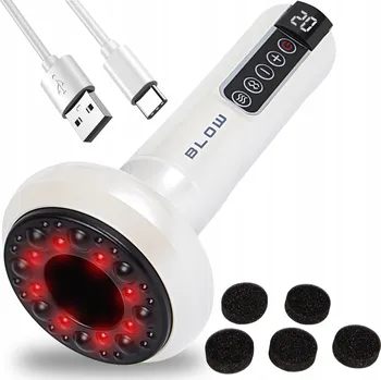 Masážní přístroj ELEKTRICKÁ ČÍNSKÁ BAŇKA MASÁŽNÍ PŘÍSTROJ ANTICELULITIDNÍ BEZDRÁTOVÝ USB S NAHŘÍVÁNÍM