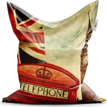 Sedací pytel Sablio Sedací vak Classic Londýn 4 - 150x100 cm