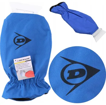 Autoškrabka Škrabka na okna s rukavicí DUNLOP MODRÁ