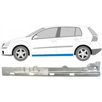 Prah karosérie Opravný plech prahu vnitřní pro Volkswagen Golf 5 2003-2009 / Levá