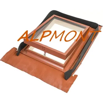 Výstupní okno Bramac Luminex ALU 44 Elox hliník cihlová 8004 (Značka: BRAMAC rozměry: 44x57cm)