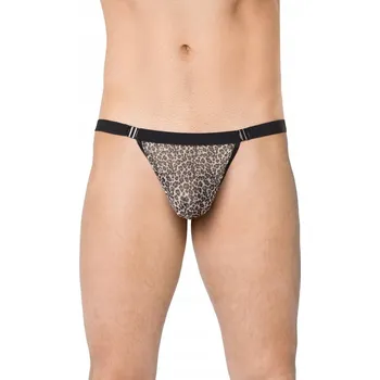 Kalhotky Tanga pánské SoftLine 4528 - leopard S-L