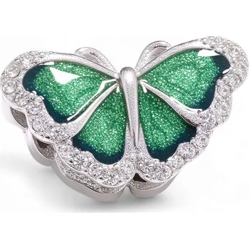 Přívěsek Korálek Charms Motýl Morpho Peleides přívěsek hmyz