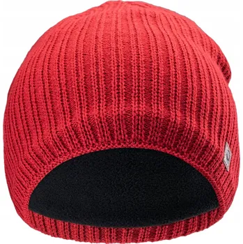 Čepice Hi-Tec zimní čepice beanie červená, univerzální velikost