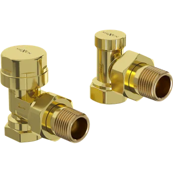 Ventil Mexen Uni-Term rohové radiátorové ventily, zlaté - W901-000-50 radiátorové ventily