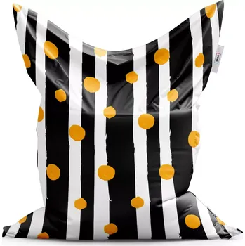 Sedací pytel Sablio Sedací vak Classic Pruhy a puntíky - 150x100 cm