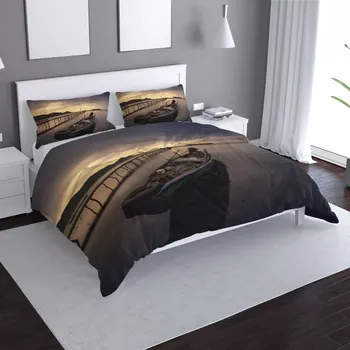 Povlečení Sablio Povlečení Loďka na jezeře 2 - 140x200 / 90x70