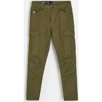 Moto dres DIVERSE 2026 EXTREME TEAM - DAKAR RALLY KALHOTY DKR CARGOL 256 BARVA KHAKI (ZELENÁ) 38