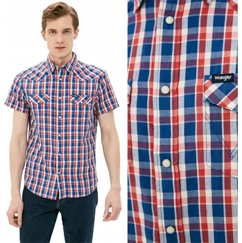 Pánská košile WRANGLER SS WESTERN PÁNSKÁ KOŠILE KRÁTKÝ RUKÁV M