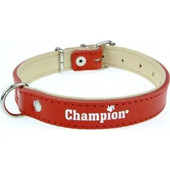 Obojek pro psa Champion Kožený obojek s červeným podšitím SK/S 40/1,8(R) [SOS]