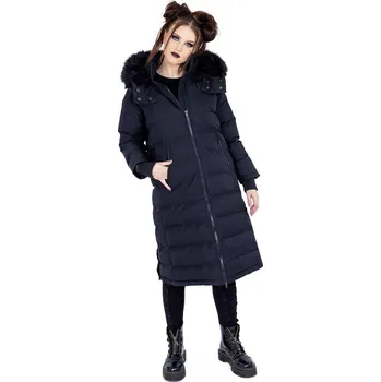 Dámský kabát bunda dámská zimní (kabát) INNOCENT CLOTHING - LYDIA - BLACK - XL