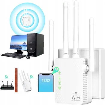 IP kamera Zesilovač signálu Wi-Fi Bedee Wzmacniacz sygnału WiFi