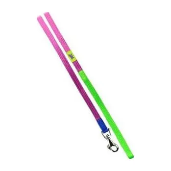 Vodítko pro psa Vodítko nylon CLUB G 10mmx120cm fialovo-zelené FP 1ks