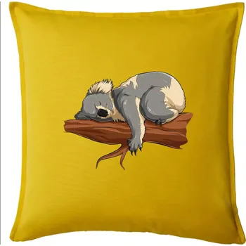 Polštář Koala na větvi - Polštář 50x50 - 50x50 - Pouze potah ( Žlutá )