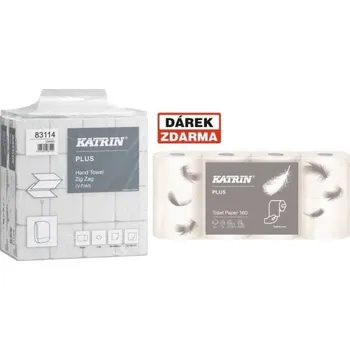 Ručníky papír. Katrin Plus HandyPack 83114, Z-Z, 2 bal.-Akce