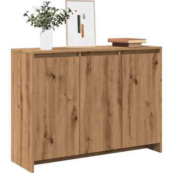 Komoda Skříňka, dub artisan, 102x33x75 cm, dřevotříska