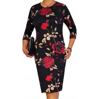 Dámské šaty Elegantní zeštíhlující ceruzkové Šaty 42 44 46 48 50 52 54 56