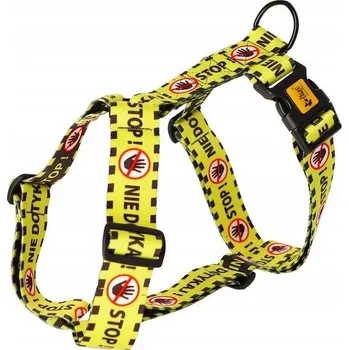 Postroj pro psa Dingo Dvoupopruhové postroje Guard City - Nedotýkej se L