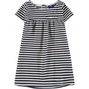Dívčí oblečení Dívčí letní šaty s proužky, tmavě modré, Tom Tailor, vel. 104/110