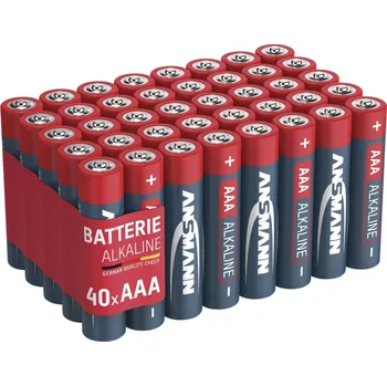 Článková baterie ANSMANN baterie Micro LR03/AAA 1,5 voltu 40 kusů | Elektro Napájení Osvětlení Baterie