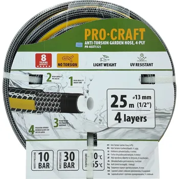 Zahradní hadice Procraft PR-4KAT1325 1/2" 25 m