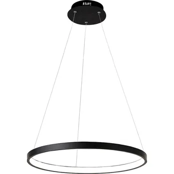 Toolight Závěsné LED osvětlení Modern Circle D99 LHJ012-CP 80cm černé