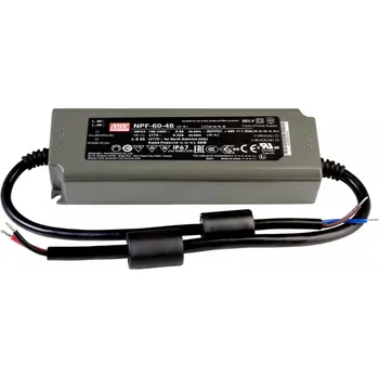 Příslušenství pro svítidlo LIGHT IMPRESSIONS Meanwell napájení CV, NPF-60-48 konstantní napětí 0-1250 mA IP67 48V DC 60,00 W - LIGHT IMPRESSIONS IMPR 872106