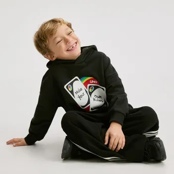 Chlapecké oblečení Reserved - Bavlněná mikina UNO - černý - 922FJ-99X - 922FJ-99X-164