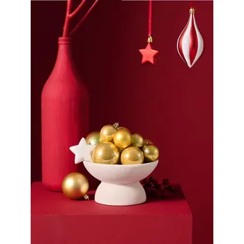 Vánoční dekorace Sinsay - Balení 60 vánočních koulí - zlatá - 930GF-GLD - 930GF-GLD-ONE