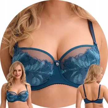Podprsenka Gaia 1324 Yasmine Podprsenka polovyztužená SEMI SOFT tyrkysová 70D