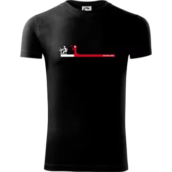 Práce - deadline (Hana-creative) - Viper FIT - Pánské zůžené tričko - 3XL ( Černá )