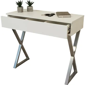 Konferenční stolek Konzolový Stolek LUSTRAGLAM bílá matná 90 x 80,5 x 40 cm