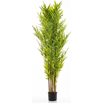 umělá květina Vysoká realistická umělá rostlina bambus – zelená dekorace do interiéru