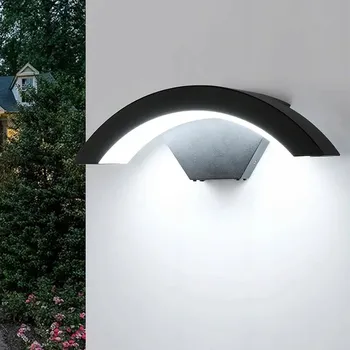 Venkovní osvětlení Venkovní nástěnné svítidlo LED, zahradní fasádní lampa