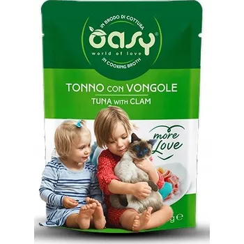 Krmivo pro kočku OASY MORE LOVE KAPSIČKA TUŇÁK S MUŠLEMI 70G