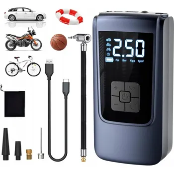 Kompresor AUTOMOBILOVÝ KOMPRESOR PUMPIČKA NA KOLO ELEKTRICKÁ BEZDRÁTOVÁ